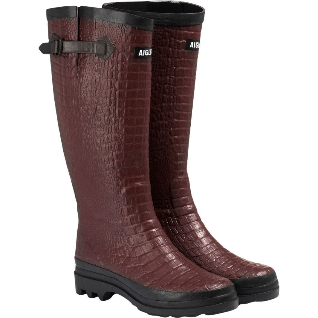 2026 Aigle Dames Aiglentine 2 Croc Wellington Laarzen ND7834 - Elderberry